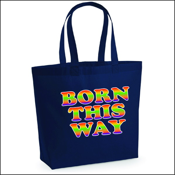 (image for) Pride Slogan Canvas Shopper Bag