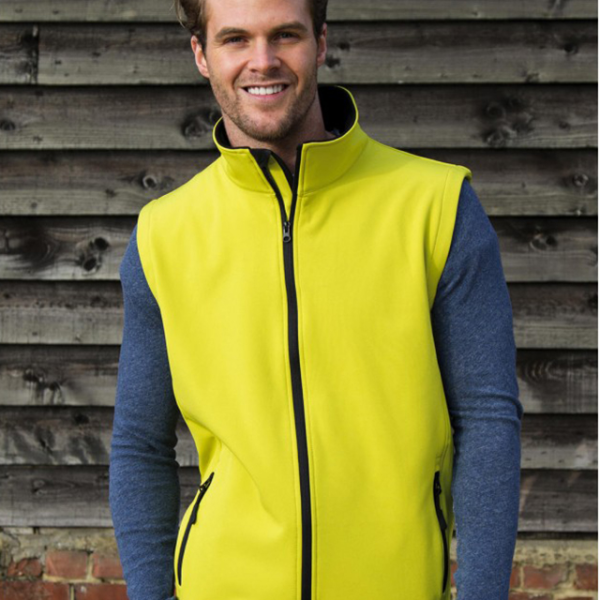 (image for) Mens Softshell Gilet 2ply (R232M)