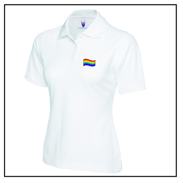 (image for) Pride Rainbow Ladies Polo Shirt