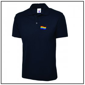 Pride Rainbow Mens Polo Shirt