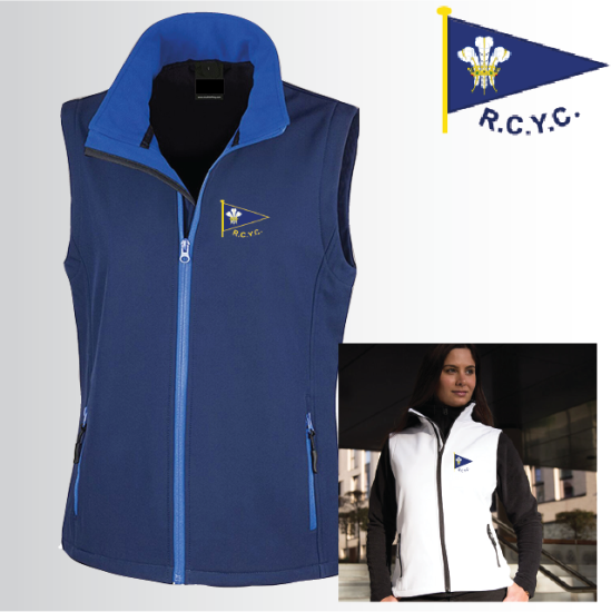 Ladies Softshell Gilet 2ply (R232F) - Click Image to Close