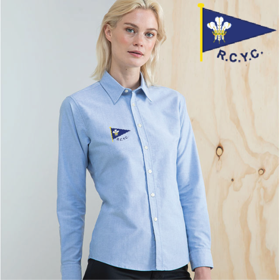 Delux Oxford Shirt, Ladies Long Sleeve (HB511)