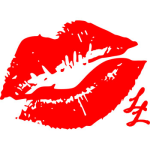 (image for) LIL004 - Lipstick Lesbian Red Lips