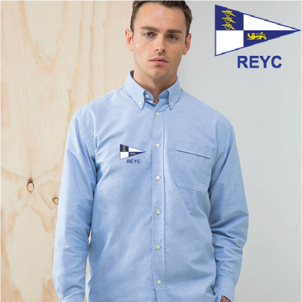 (image for) Delux Oxford Shirt, Mens Long Sleeve (HB510)