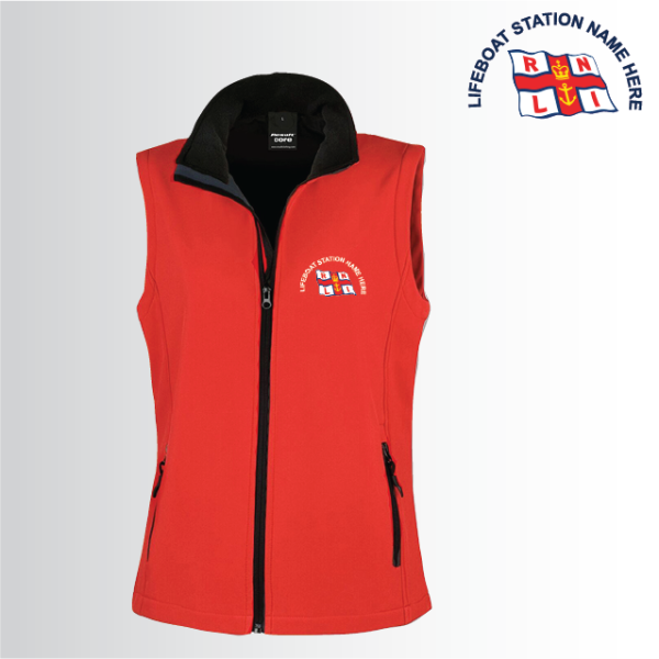 (image for) Ladies Softshell Gilet 2ply (R232F)