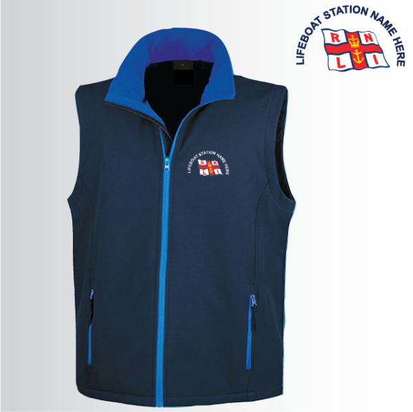 (image for) Mens Softshell Gilet 2ply (R232M)