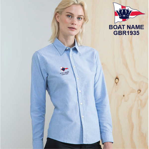 (image for) OW Ladies Delux Oxford Shirt, Long Sleeve (HB511)