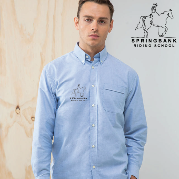 (image for) EQ Delux Oxford Shirt, Mens Long Sleeve (HB510)