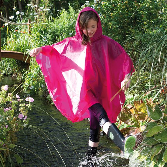 Midweight Child Poncho (SC019) - Click Image to Close