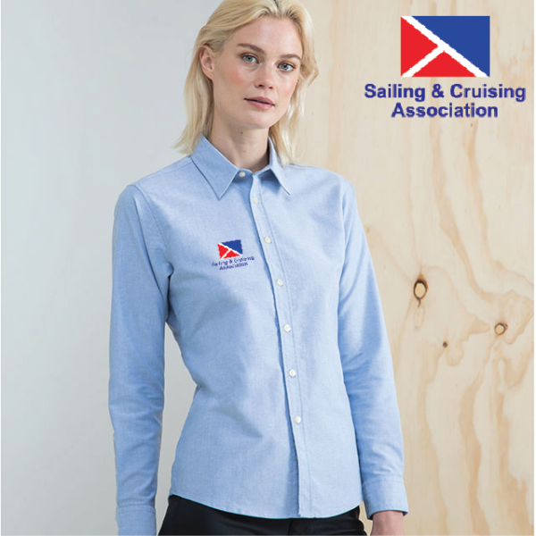 (image for) Delux Oxford Shirt, Ladies Long Sleeve (HB511)