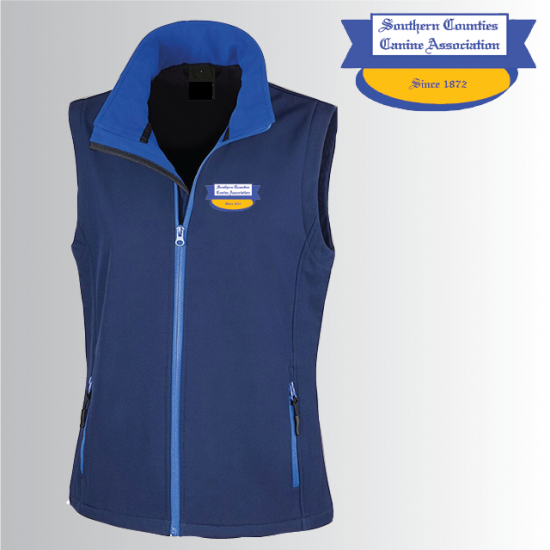 DC Ladies Softshell Gilet 2ply (R232F) - Click Image to Close