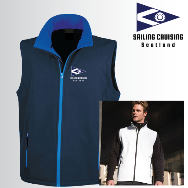 (image for) Mens Softshell Gilet 2ply (R232M)