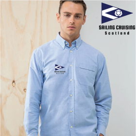 Delux Oxford Shirt, Mens Long Sleeve (HB510)