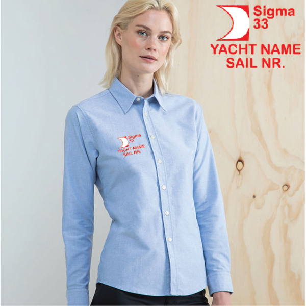 (image for) OW Ladies Delux Oxford Shirt, Long Sleeve (HB511)