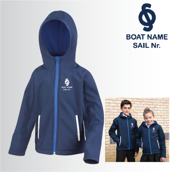 Child Hooded Softshell Jacket (R224J) - Click Image to Close