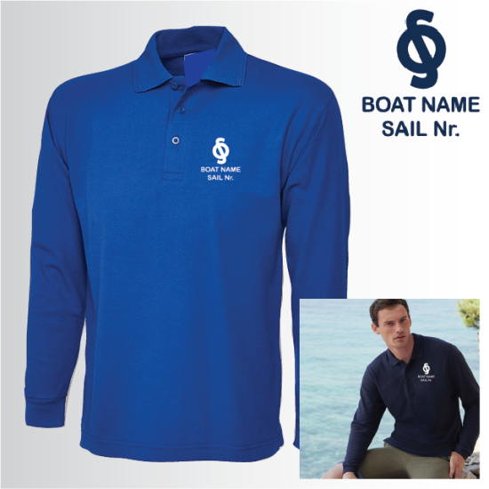 Unisex Long Sleeve Polo (UC113) - Click Image to Close