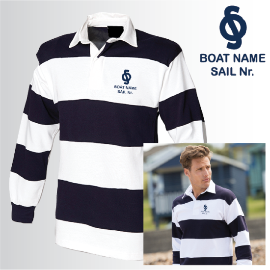 Striped Rugby Shirt (FR08M) - Click Image to Close