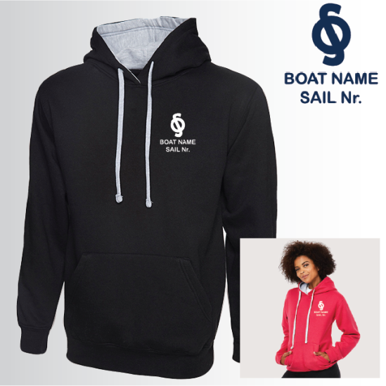 Unisex Contrast Hoody (UC507) - Click Image to Close