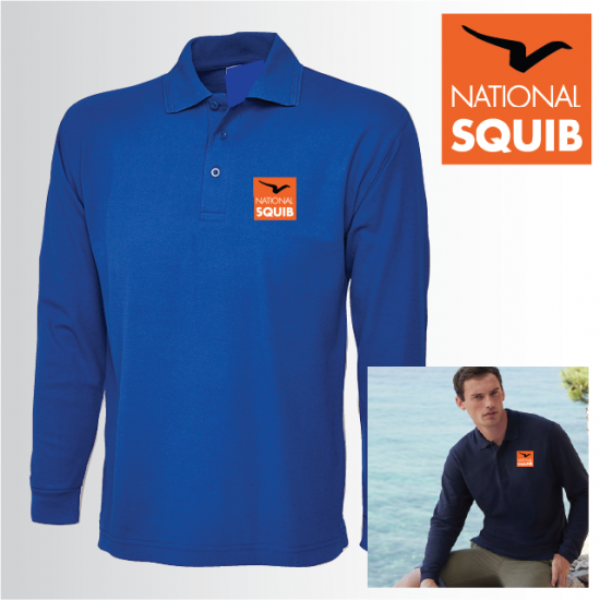 Unisex Long Sleeve Polo (UC113) - Click Image to Close