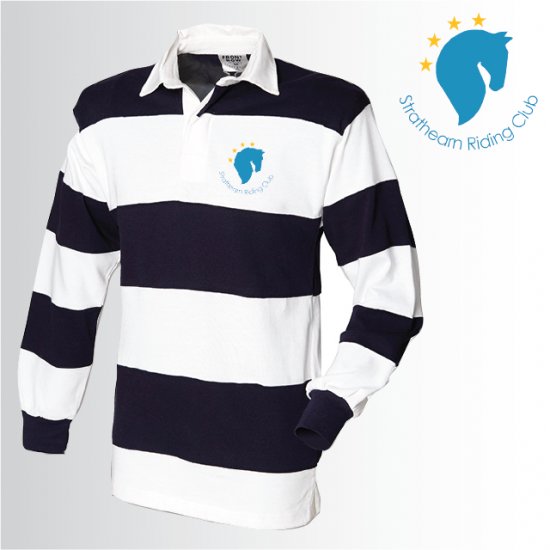 EQ Striped Rugby Shirt (FR08M) - Click Image to Close
