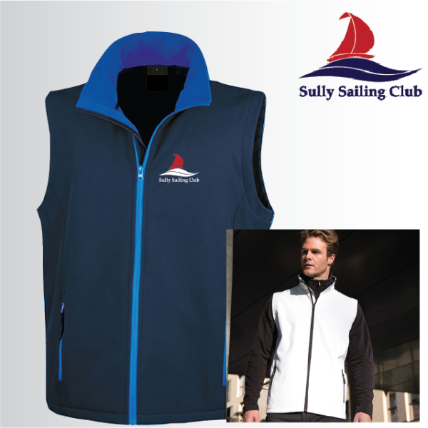 (image for) Mens Softshell Gilet 2ply (R232M)