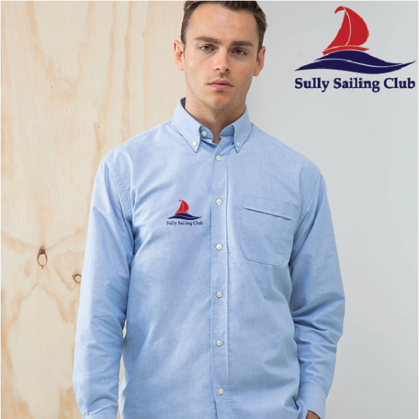 (image for) Delux Oxford Shirt, Mens Long Sleeve (HB510)