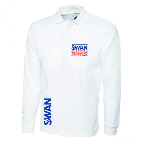 Swan Europeans Long Sleeve Polo - UC113 - Click Image to Close