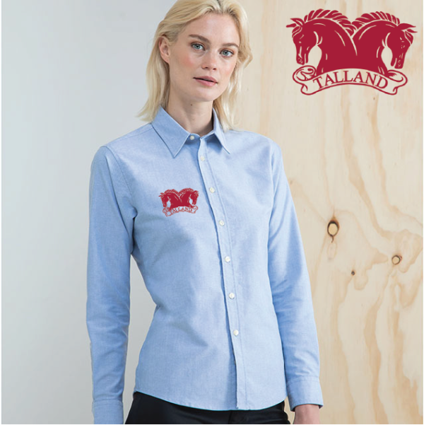 (image for) EQ Delux Oxford Shirt, Ladies Long Sleeve (HB511)