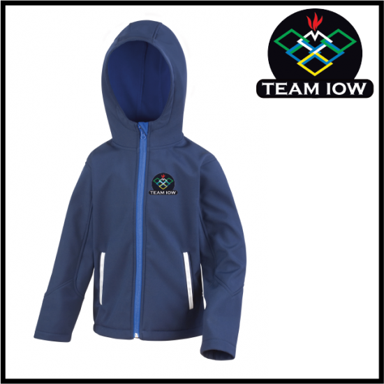 TeamIOW Child Hooded Softshell Jacket (R224J) - Click Image to Close