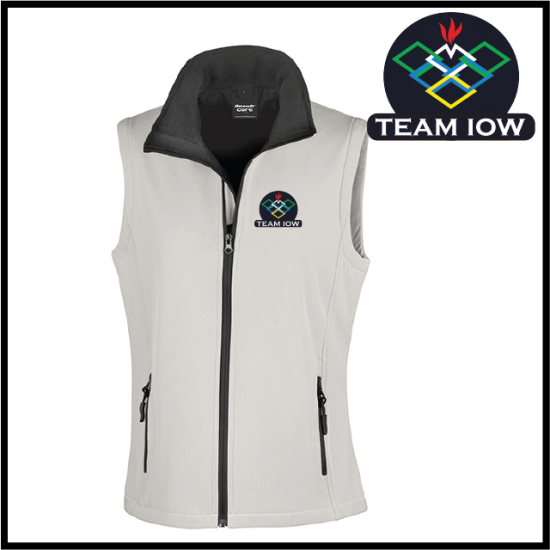 TeamIOW Ladies Softshell Gilet 2ply (R232F) - Click Image to Close