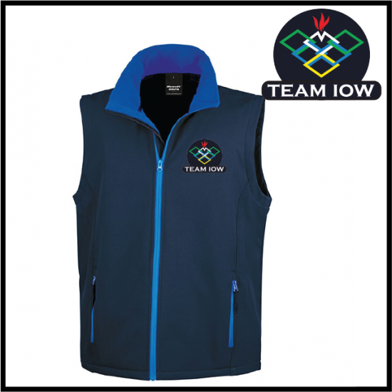 TeamIOW Mens Softshell Gilet 2ply (R232M) - Click Image to Close