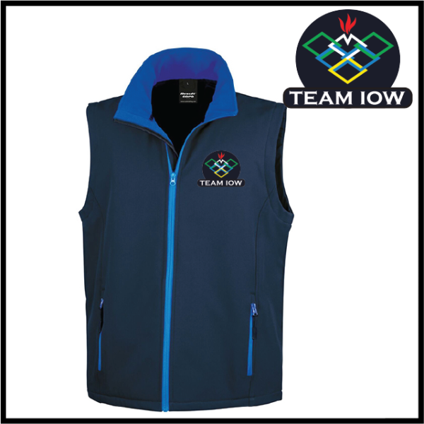 (image for) TeamIOW Mens Softshell Gilet 2ply (R232M)