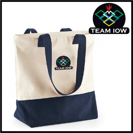 TeamIOW Two-Tone Tote Bag (BG683) - Click Image to Close