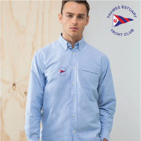 Delux Oxford Shirt, Mens Long Sleeve (HB510)