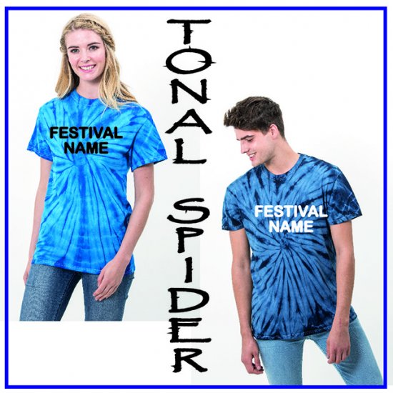 Festival Adult Tonal Spider T-Shirt (TD01M) - Click Image to Close