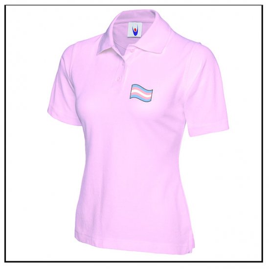 Transgender Ladies Polo Shirt - Click Image to Close