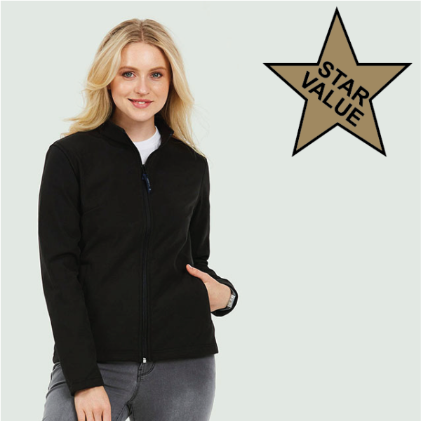 (image for) Ladies Star Softshell Jacket 3ply (UC613)