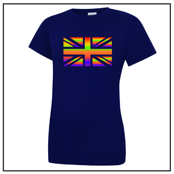 (image for) Pride Union Jack Ladies T-Shirt