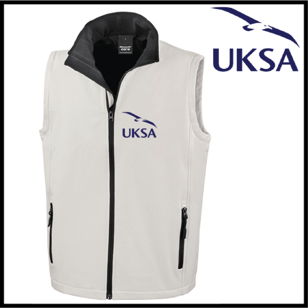 (image for) UKSA Mens Softshell Gilet 2ply (R232M)