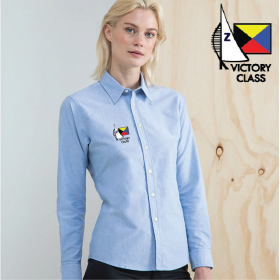 Ladies Delux Oxford Shirt, Long Sleeve (HB511)