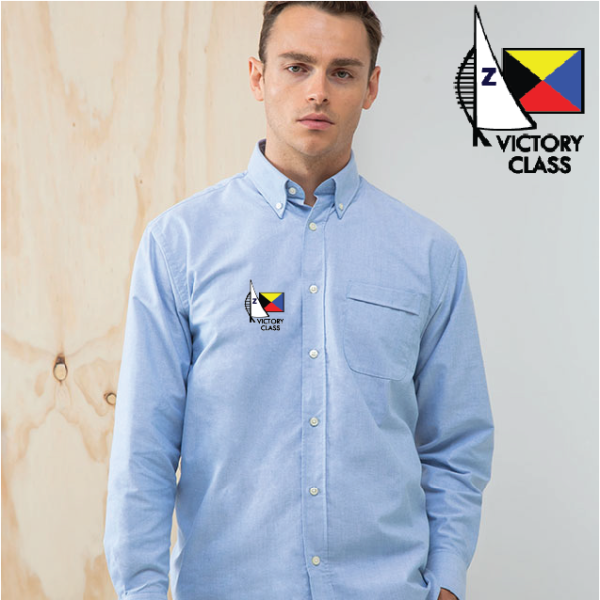 (image for) Mens Delux Oxford Shirt, Long Sleeve (HB510)