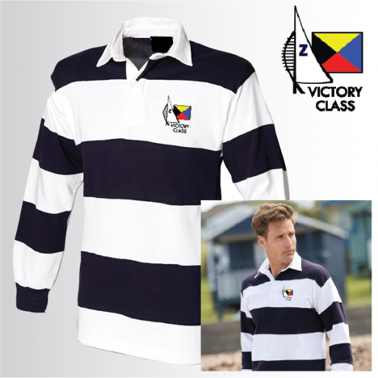 Striped Rugby Shirt (FR08M) - Click Image to Close