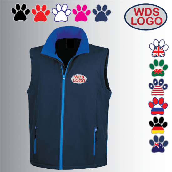 WDS2022 Mens Softshell Gilet 2ply (R232M) - Click Image to Close