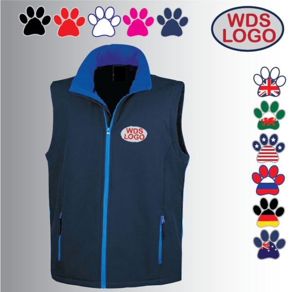 (image for) WDS2022 Mens Softshell Gilet 2ply (R232M)