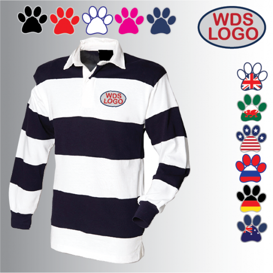 WDS2022 Striped Rugby Shirt (FR08M) - Click Image to Close