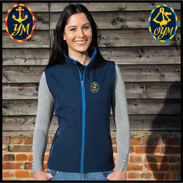 (image for) YM Ladies Softshell Gilet 2ply (R232F)