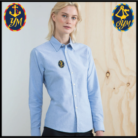 YM Delux Oxford Shirt, Ladies Long Sleeve (HB511)