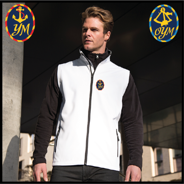 (image for) YM Mens Softshell Gilet 2ply (R232M)