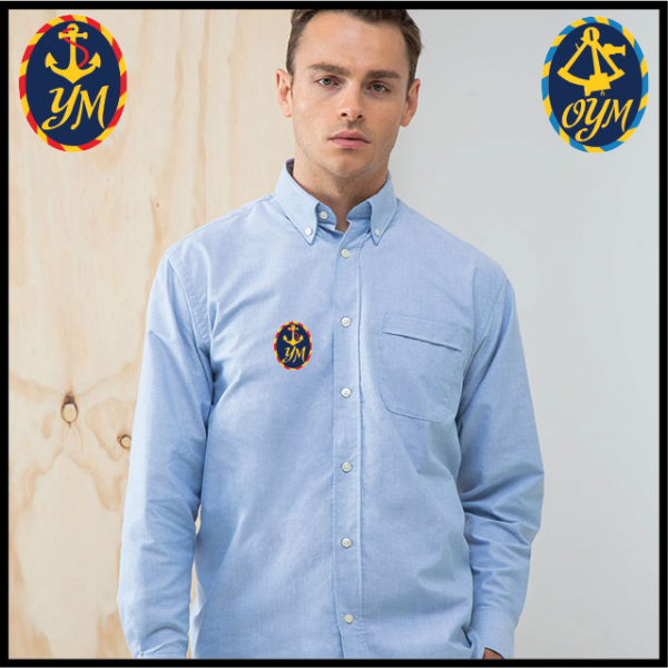 (image for) YM Delux Oxford Shirt, Mens Long Sleeve (HB510)