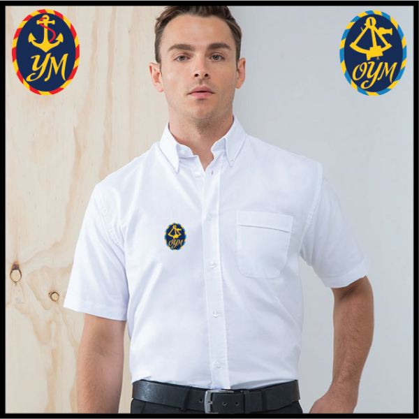 (image for) YM Delux Oxford Shirt, Mens Short Sleeve (HB515)